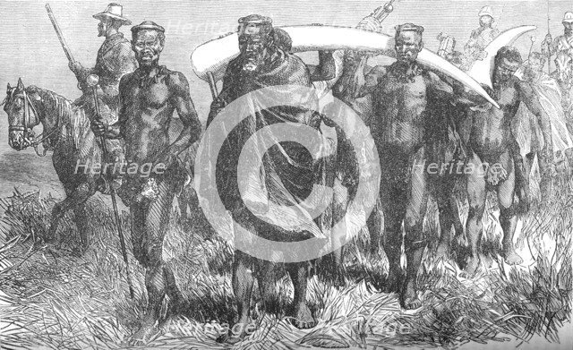 'Peace Messengers from Cetewayo', c1880. Artist: Unknown.