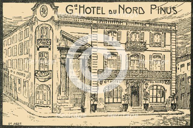 'Facade De L'Hotel - Front of the Hotel', c1920s. Creator: E Laget.