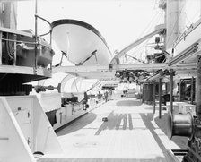 U.S.S. Kentucky, superstructure deck, 1900 or 1901. Creator: Unknown.