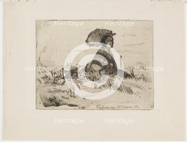 En Plein Soleil, 1858. Creator: James Abbott McNeill Whistler.