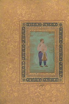 recto: "Portrait of Prince Danyal", Folio from the Shah Jahan Album, recto: late 16th century. Creator: Manohar.