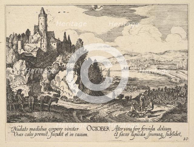 October, 1628-29. Creator: Wenceslaus Hollar.