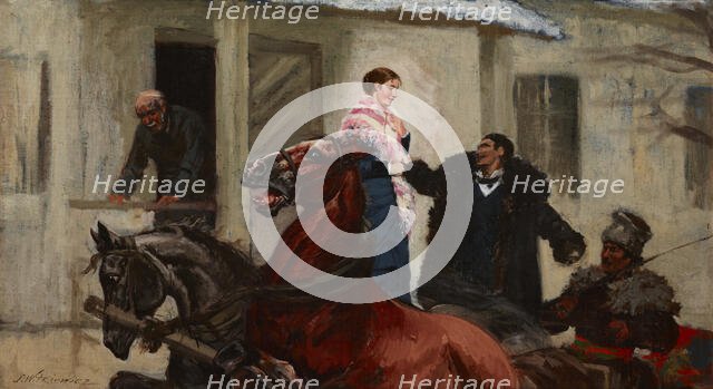 In Front of the Porch, between 1885-1890. Creator: Stanislaw Witkiewicz.