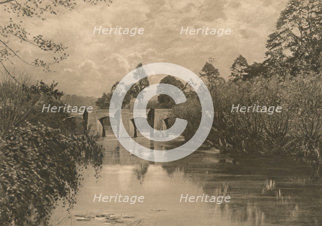'Bridge at Limplet Stoke on the Lower Avon', 1902. Artist: Unknown.