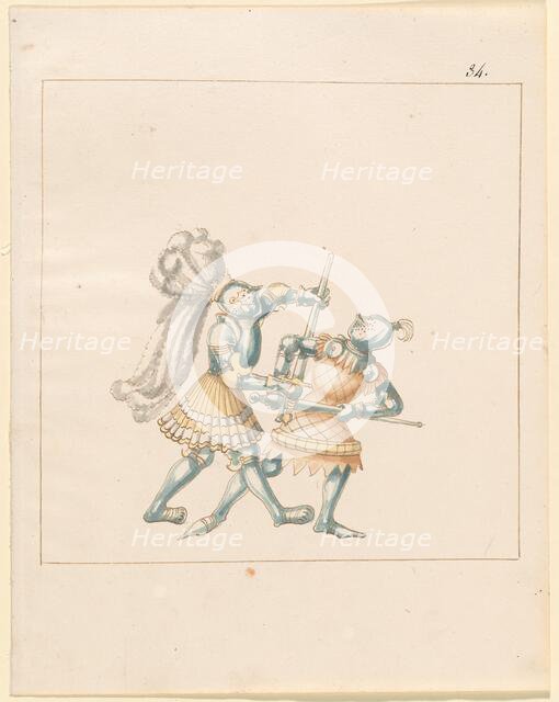 Freydal, The Book of Jousts and Tournament of Emperor Maximilian I: Combats...Plate 164, c1515. Creator: Unknown.