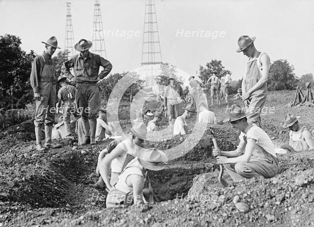 Camp, 1917 or 1918. Creator: Harris & Ewing.