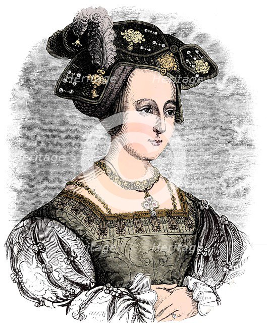 Anne Boleyn (c1504-1536), second wife of Henry VIII of England, c1880. Artist: Unknown.