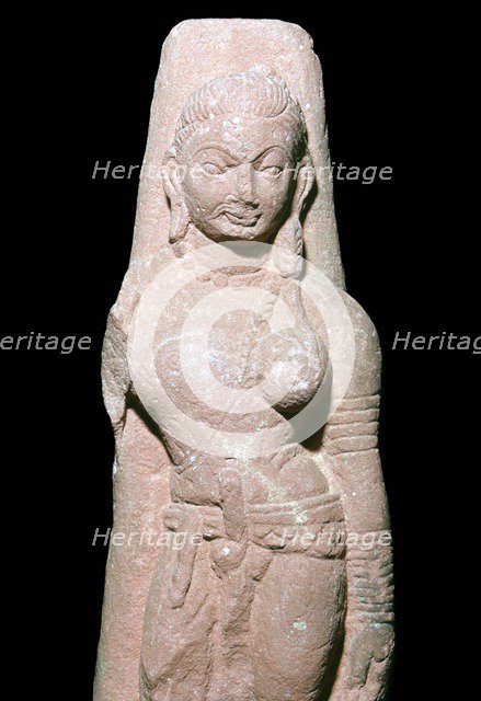 Depiction of Siva and his consort Parvati, shown as one figure. Artist: Unknown