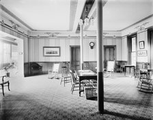 Alma Sanitarium, gentlemen's writing room, Alma, Mich., between 1900 and 1910. Creator: William H. Jackson.