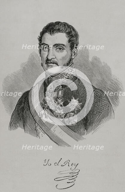 Carlos María Isidro de Borbón, (1788-1855), known as Don Carlos, 1879.  Creator: Unknown.