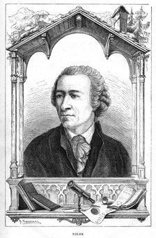 Leonhard Euler (1707-1783), Swiss mathematician, 1874. Artist: Unknown