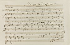 Musical quotation from La forza del destino, St Agata, 28 May 1869, 1869.
