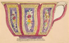 Design for a cup, 19th century. Creator: Anon.