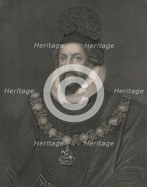 'Thomas Howard, Earl of Suffolk, c1600, (early-mid 19th century). Creator: John Henry Robinson.