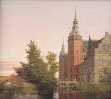 Frederiksborg Castle Seen from the Northwest, 1836. Creator: Købke, Christen Schiellerup (1810-1848).