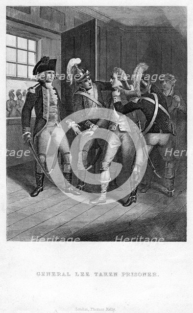 'General Lee Taken Prisoner', 1777 (1814). Artist: Unknown