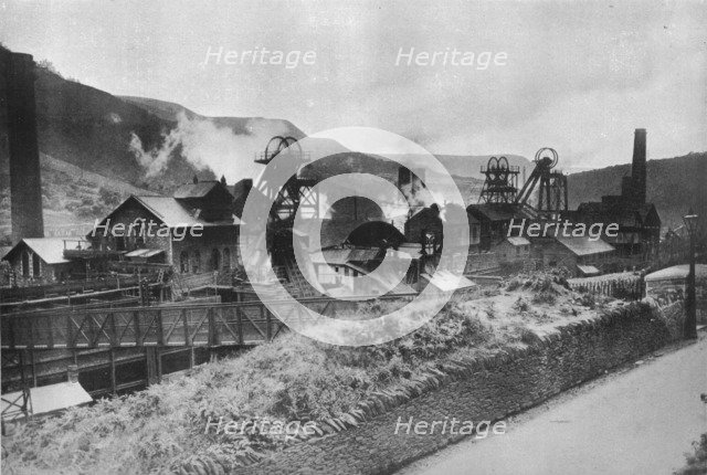 'The scene of the Coal Strike: A typical South Wales coat mine', 1915. Artist: Unknown.