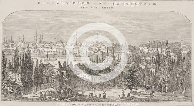 Columns from Constantinople, by [mountaineer] Albert Smith, 1849.  Creator: Unknown.