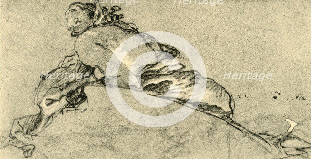 'Female Faun', c1761, (1928). Artist: Giovanni Battista Tiepolo.