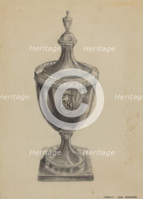 Silver Sugar Bowl, 1935/1942. Creator: Francis Law Durand.