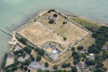 Portchester Castle and Roman Fort, Portchester, Hampshire, 2018. Creator: Damian Grady.
