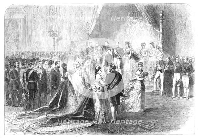 Reception of Ladies at the Tuileries on New-Year's Day, 1870. Creator: Unknown.