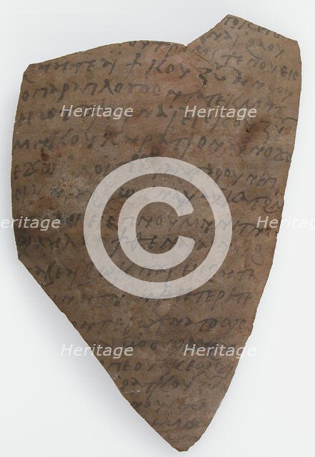 Ostrakon, Coptic, 600. Creator: Unknown.
