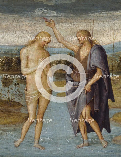 The Baptism of Christ, 1500/05. Creator: Perugino.