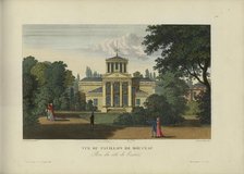 Vue du pavillon de Monceau, prise du côté de l'entrée, 1817-1824. Creator: Courvoisier-Voisin, Henri (1757-1830).