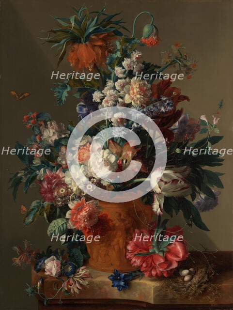 Vase of Flowers, 1722. Creator: Jan van Huysum.