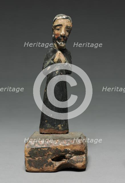 San Antonio: santo de bulto, 17th-18th Century. Creator: Unknown.