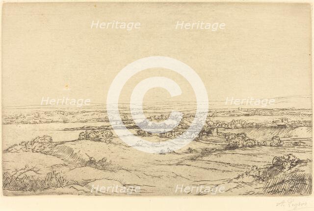 Plain near a Lake (La plaine pres du lac). Creator: Alphonse Legros.