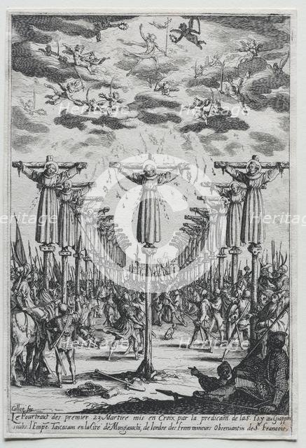 The Martyrs of Japan, 1600s. Creator: Jacques Callot (French, 1592-1635).
