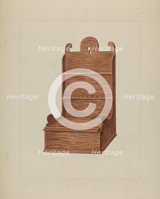 Spoon Rack, c. 1937. Creator: Frederick Jackson.