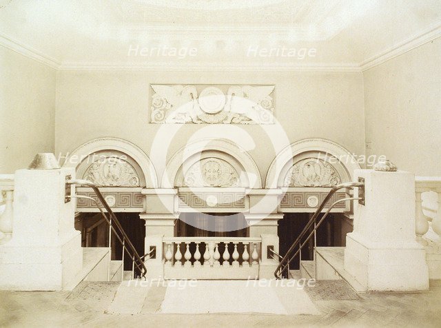 Main staircase, House of the Association of Literature and Arts, Russia, 1900s. Artist: Unknown