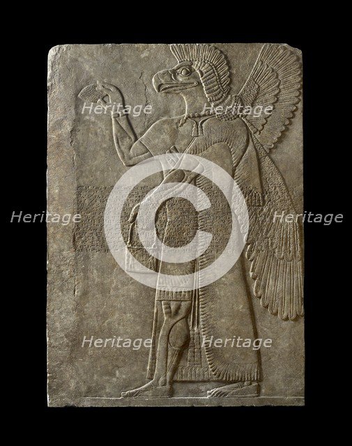 Relief, 9th century BC. Artist: Unknown.