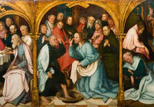 Christ Washing St Peter's Feet, 1501. Creators: Hans Holbein the Elder, Jesus Christ.