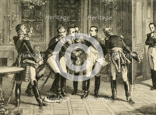 'Abdication of Napoleon Bonaparte', (1815), 1890.   Creator: Unknown.