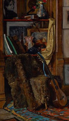 The Bachelor Boudoir (Corner of the Studio), about 1883. Creator: Charles Joseph Fiscus.