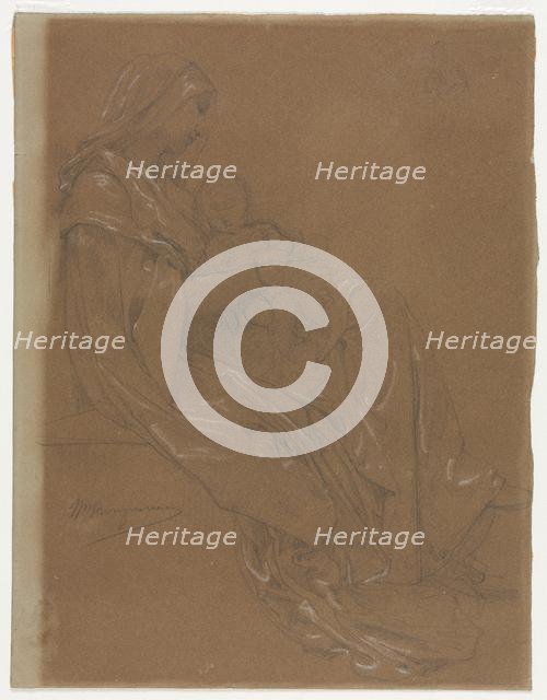 The Virgin and Child, second half 19th century. Creator: William Adolphe Bouguereau (French, 1825-1905).