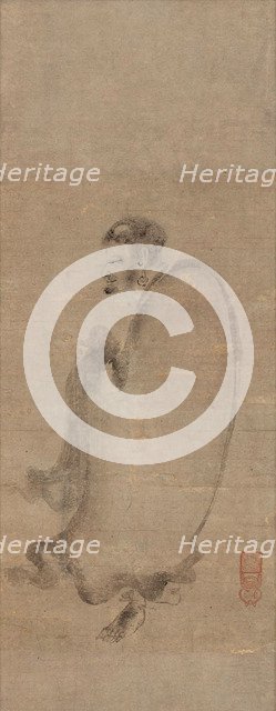 Shakyamuni Descending the Mountain, 15th century. Artist: Chuan Shinko (active 1444-1457)