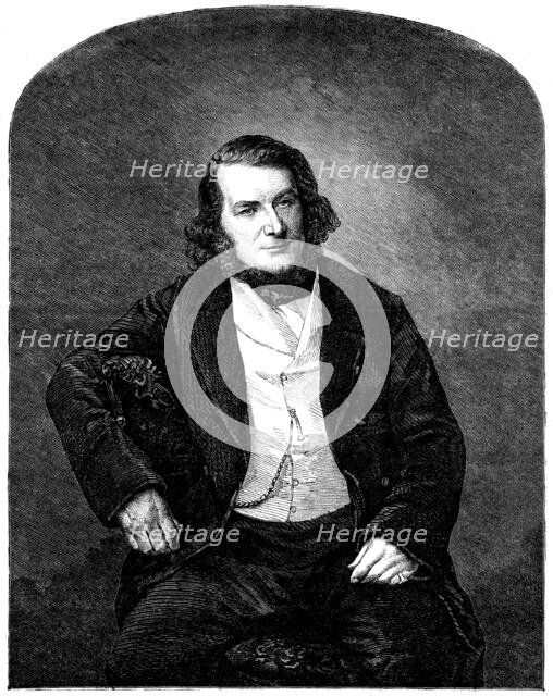 The late John Thomas, sculptor, 1862. Creator: Unknown.