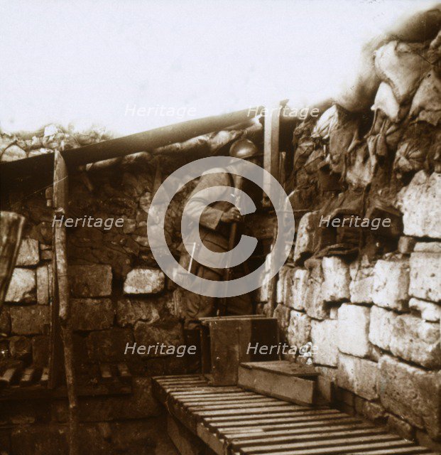 Look-out, Champagne, France, c1914-c1918. Artist: Unknown.
