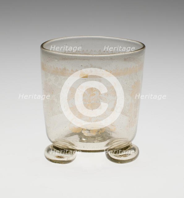 Beaker with Feet, Germany, Late 17th century. Creator: Unknown.