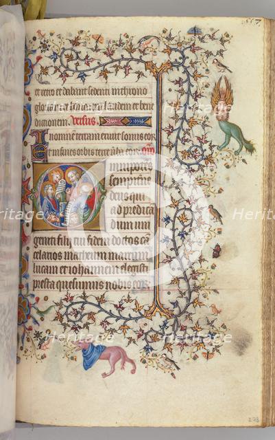 Hours of Charles the Noble, King of Navarre (1361-1425), , fol. 273r, The Four Evangelists, c. 1405. Creator: Master of the Brussels Initials and Associates (French).