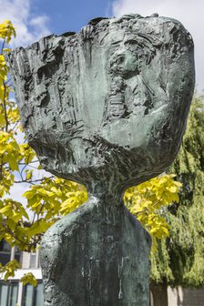 'Father Courage', sculpture by Frederick Edward McWilliam, University of Kent, Canterbury, 2015.  Artist: Steven Baker.