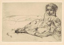 Bibi Valentin, 1859. Creator: James Abbott McNeill Whistler.