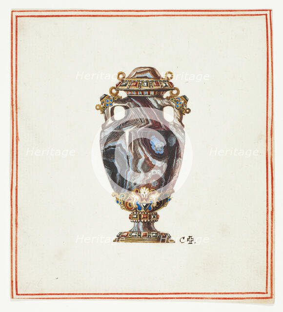 Porphyry Vase, n.d. Creator: Giuseppe Grisoni.