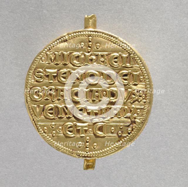 Seal of Doge Michele Steno (reverse), 1400-1409. Creator: Unknown.