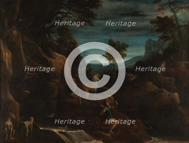 The Vision of Saint Eustace, 1585-1586. Creator: Carracci, Annibale (1560-1609).